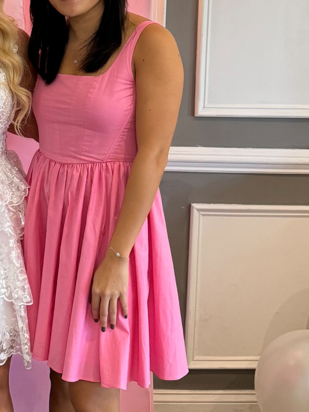 WAYF Jade Poplin Pink Dress - Picture 7 of 7